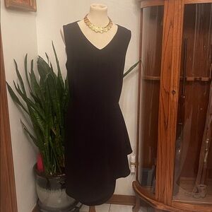 Talbots Classic Black Midi Dress